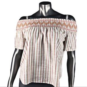 Sweet Wanderer Off Shoulder Top Sz Medium